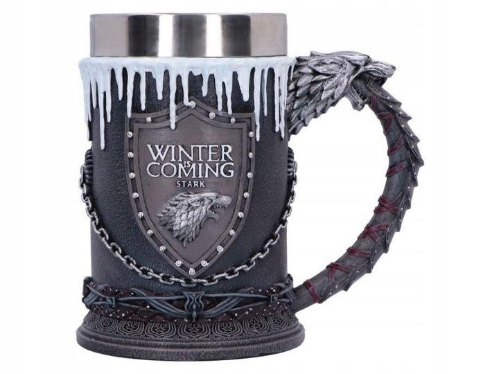 Game of Thrones House Stark Tankard (high: 14,7 cm)
