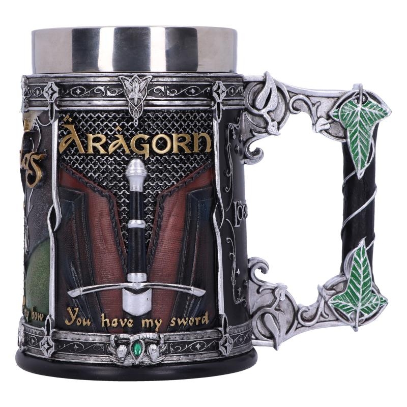 Lord of the Rings The Fellowship Tankard (high:15,5 cm)/ Kufel kolekcjonerski Władca Pierścieni - Drużyna (wysokość: 15,5 cm)