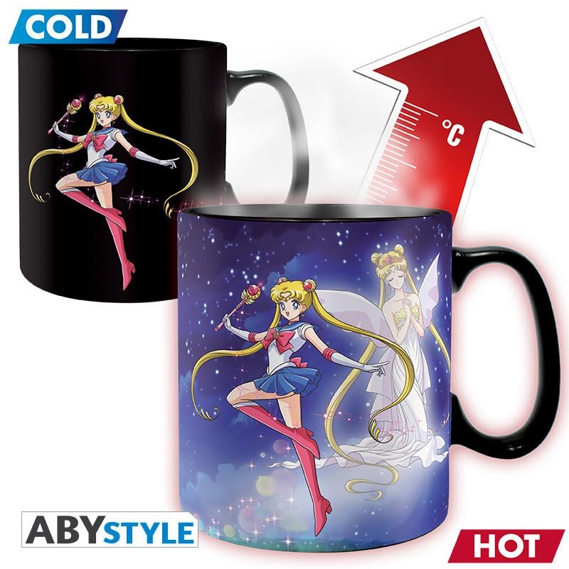Sailor Moon mug heat change (460ml) - Sailor & Chibi