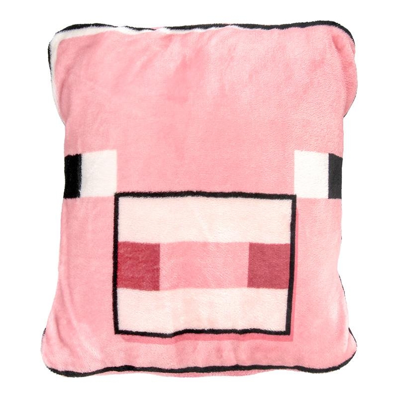 Minecraft Pig Cushion Blanket (2 in 1)