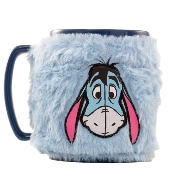 DISNEY WINNIE THE POOH FUZZY MUG - EEYORE