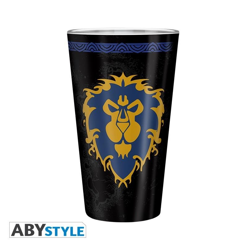 World of Warcraft large glass (400 ml) - Alliance
