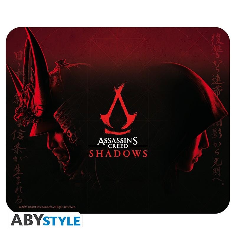 ASSASSINS CREED Shadows flexible mousepad - Yasuke & Naoe (23,5 x 19,5 cm)