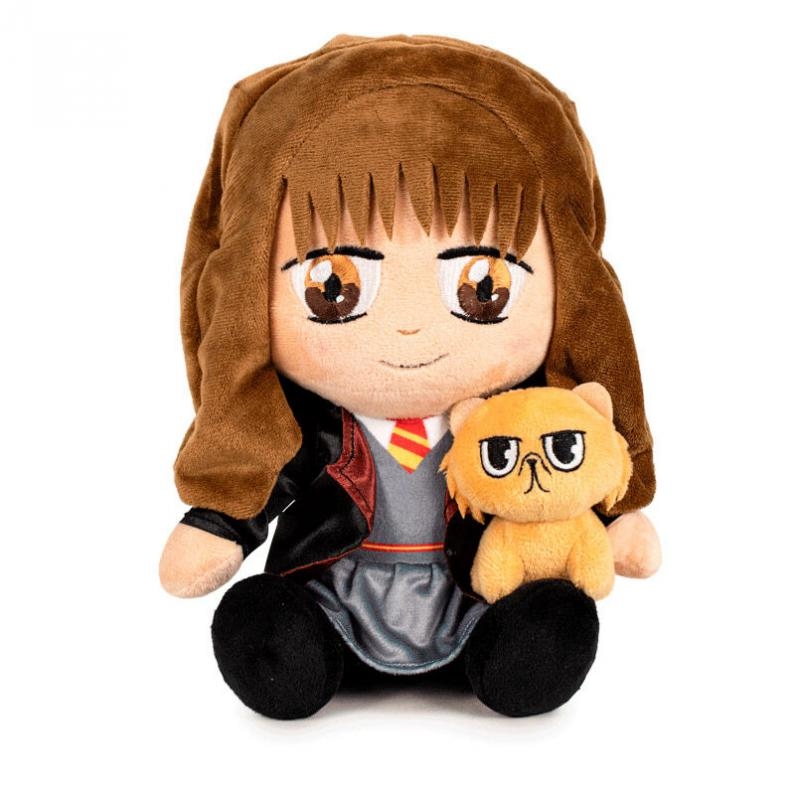 Harry Potter plush - Hermione & Crookshanks (high: 25 cm)