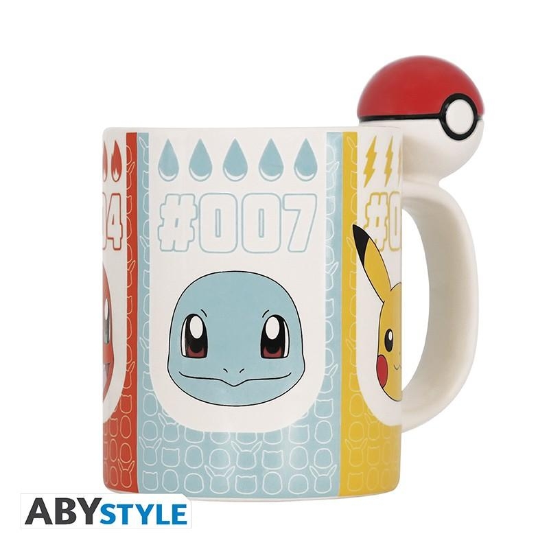 POKEMON Mug 3D handle Pokeball