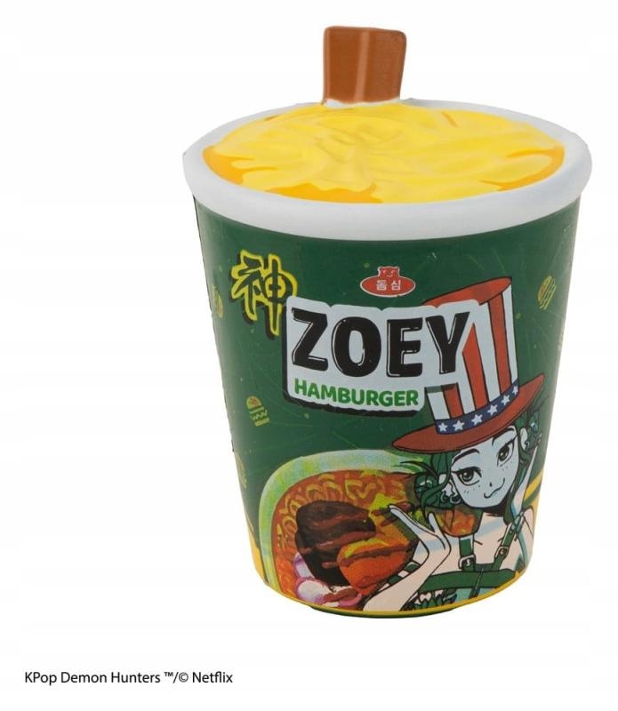 K-Pop Demon Hunters Squishy - Zoey Hamburger Noodles
