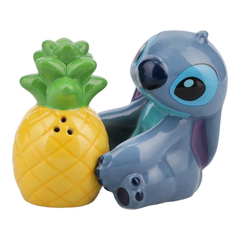 Disney Stitch and Pineapple Salt and Pepper Shakers