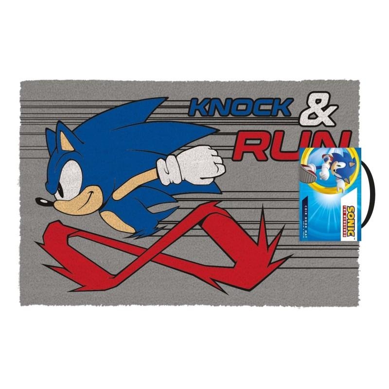 SONIC THE HEDGEHOG (KNOCK AND RUN) DOORMAT (60 x 40 cm)