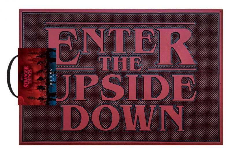 STRANGER THINGS (UPSIDE DOWN) RUBBER MAT