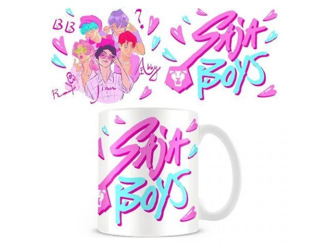 K-POP Demon Hunters (SAJA BOYS) white mug