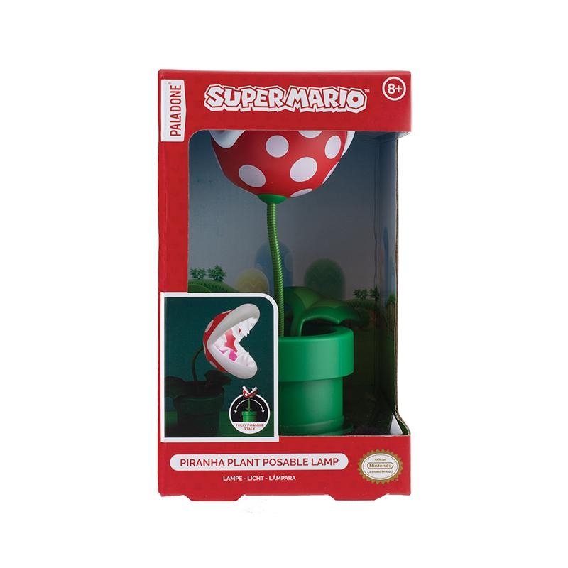 Super Mario Piranha Plant Posable Lamp (high: 21,3 cm)