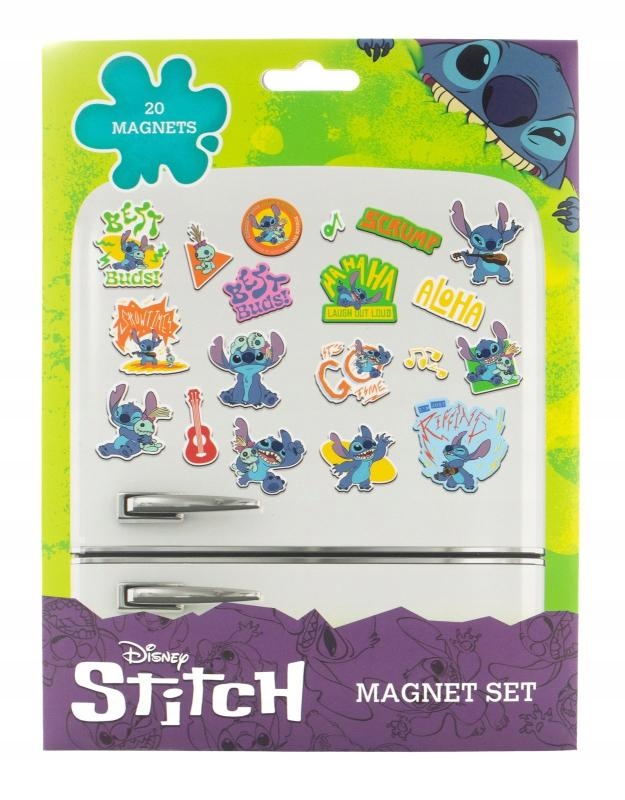 DISNEY LILO & STITCH (STITCH & SCRUMP) MAGNET SET (20 PCS)