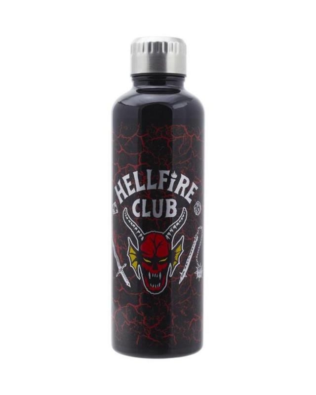Stranger Things Hellfire Club Metal Water Bottle