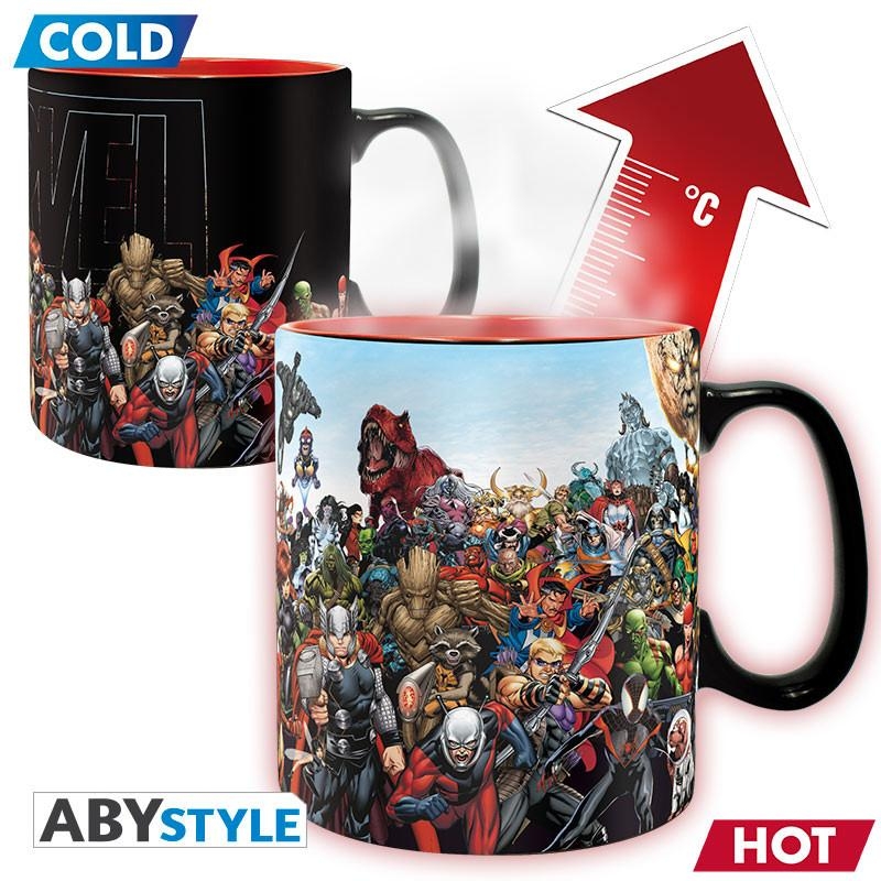 Marvel mug heat change (460 ml) - Marvel Heroes