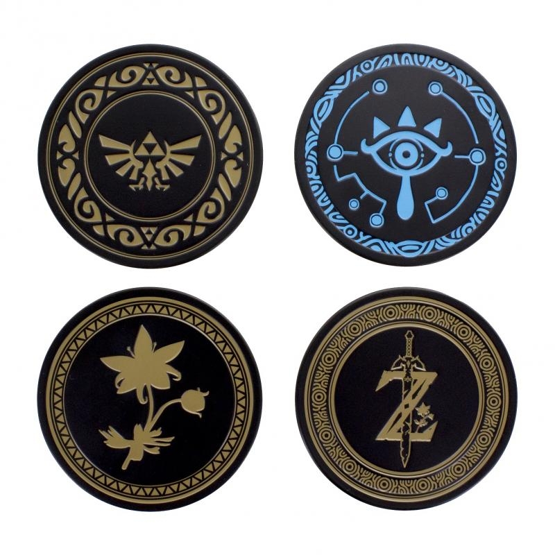 The Legends of Zelda metal coaster set (4 pcs)
