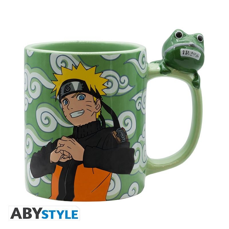 NARUTO SHIPPUDEN mug 3D handle - Naruto and Gama-chan