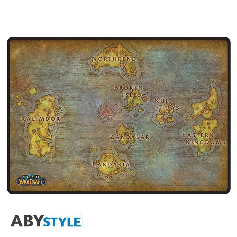 WORLD OF WARCRAFT Gaming Mousepad - Map (35 x 25 cm)