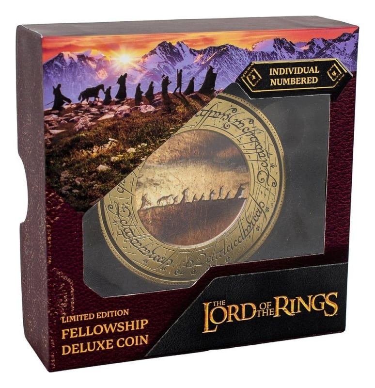 Lord of the Rings: The Fellowship Deluxe Coin with Display Stand