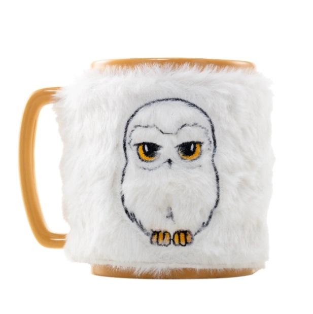 HARRY POTTER FUZZY MUG - HEDWIG