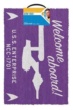 STAR TREK (WELCOME ABOARD!) DOORMAT
