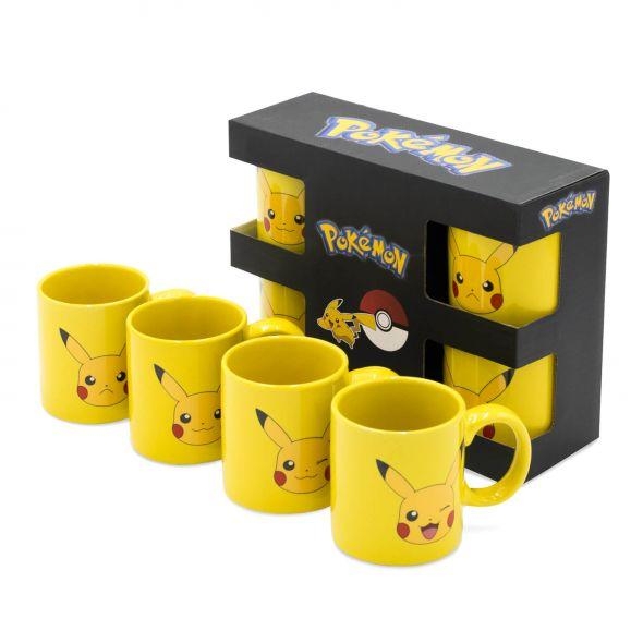 Pokemon set 4 espresso mugs - Pikachu