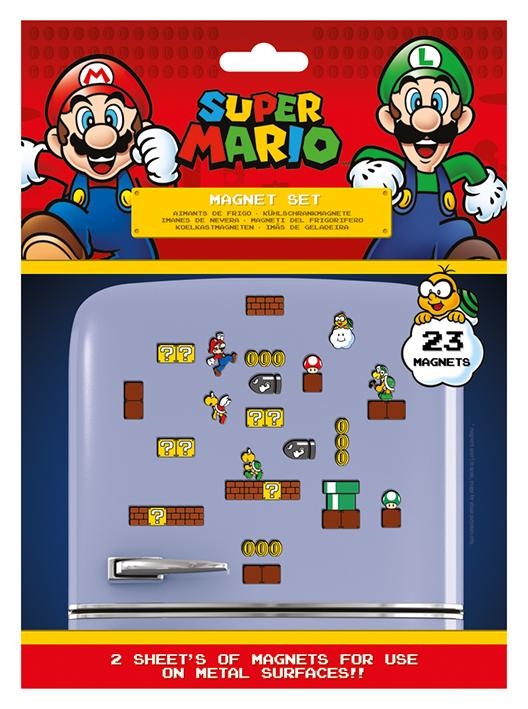 Nintendo SUPER MARIO MAGNET SET (23 pcs)