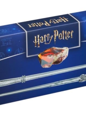 Harry Potter 25th Anniversary Sorcerers Stone and Wand Set