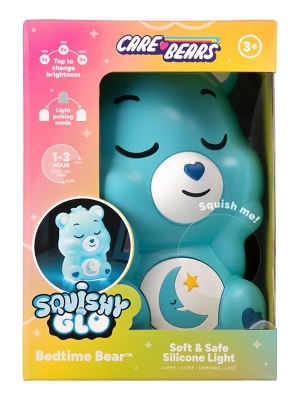 Care Bears Bedtime Bear SquishyGlo Silicone Light Rechargeable