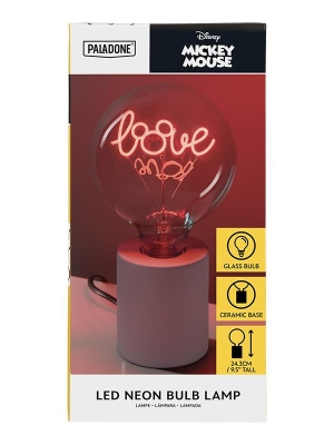 Disney Mickey Mouse LED Neon Bulb Lamp (high: 24,3 cm)