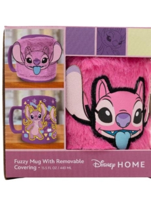 DISNEY LILO & STITCH FUZZY MUG - ANGEL
