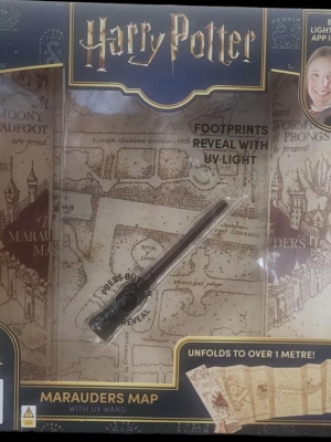 Harry Potter Marauders Map & Wand set