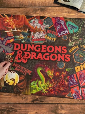 Dungeons and Dragons jigsaw (1000 pcs)
