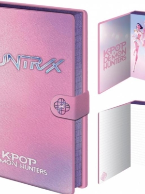 K-POP Demon Hunters premium Notebook with Claps