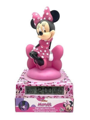 Disney Minnie Mouse 3D lamp with alarm
