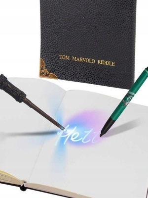 HARRY POTTER - Tom Riddle's Diary Notebook and Invisible Wand Pen