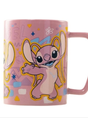 DISNEY LILO & STITCH FUZZY MUG - ANGEL