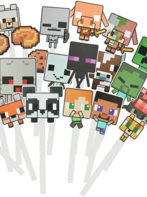 Minecraft zestaw rekwizytów fotograficznych (58 szt)