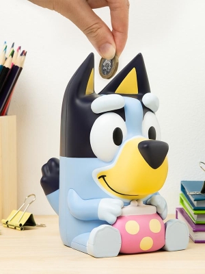 Bluey Shaped Money Box with sound (high: 18 cm)