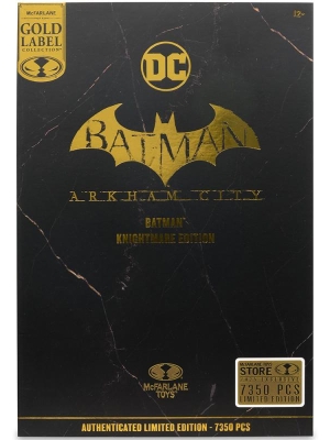 Batman Arkham City (Knightmare Edition - Gold Label) Action Figure high: 19 cm