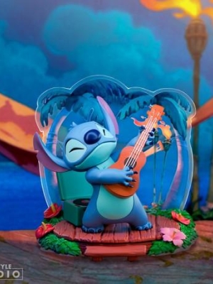 Disney figurine Stitch guitar (high: 10 cm)
