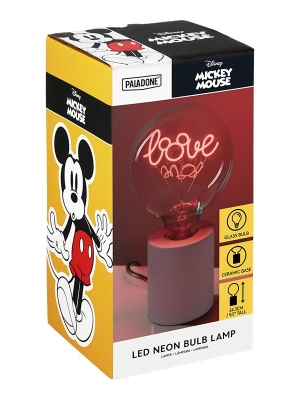 Disney Mickey Mouse LED Neon Bulb Lamp (high: 24,3 cm)