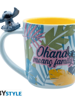 Disney Stitch mug 3D handle - Hawaiian Stitch