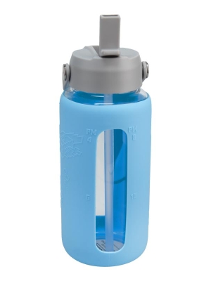 Minecraft Glass Water Bottle with Sleeve (800 ml)