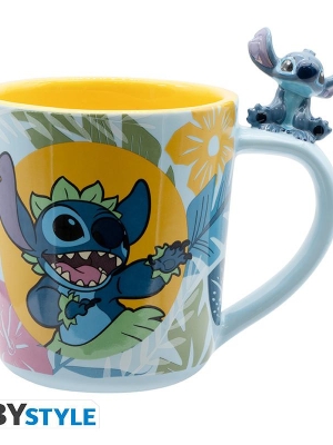 Disney Stitch mug 3D handle - Hawaiian Stitch