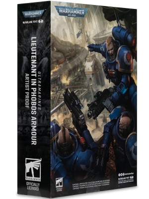 Warhammer 40,000 Lieutenant in Phobos Armour (Ultramarines) Artist Proof hihg: 18 cm
