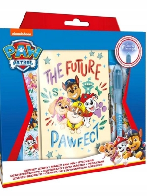 Paw Patrol secret diary with magic pen