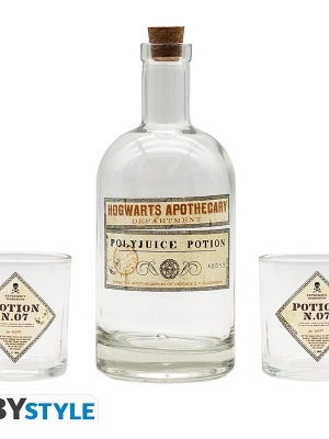 Harry Potter set: bottle and glasses - Potion