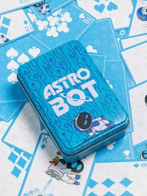 Astrobot Playing Cards in Tin