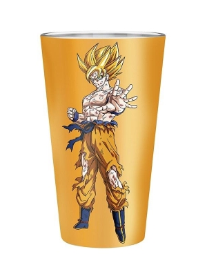 DRAGON BALL - Large Glass - 400ml - Goku Super Saiyan - ABS