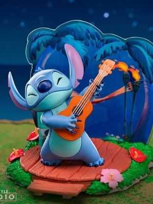 Disney figurine Stitch guitar (high: 10 cm)
